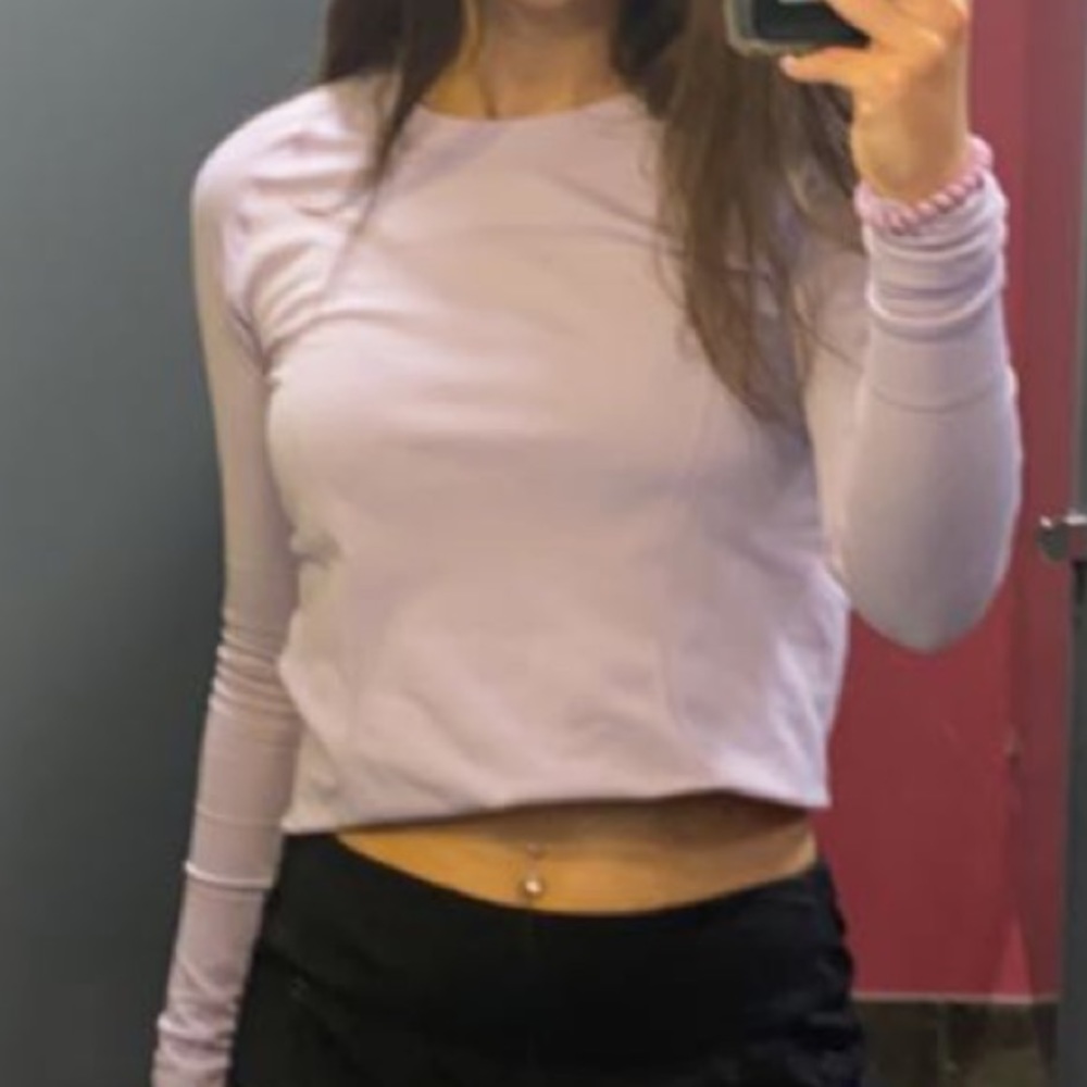 Purple long sleeve. Lululemon top. Swiftly tech